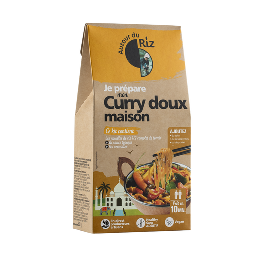 Autour du riz -- Kit Mon Curry doux bio maison - 302 g