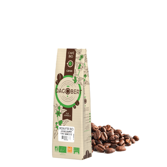 Les Cafés Dagobert -- Mon p'tit bio 100% arabica bio - grains - 250 g